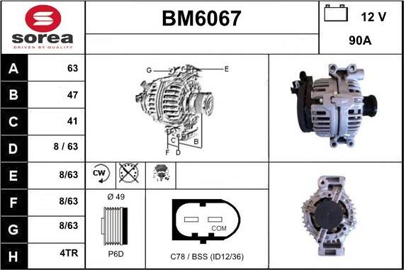 Sera BM6067 - Ģenerators ps1.lv