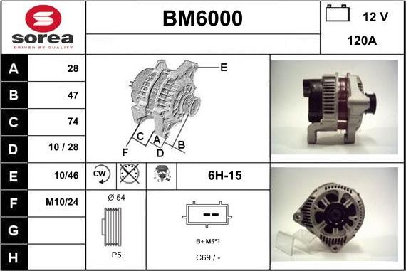 Sera BM6000 - Ģenerators ps1.lv