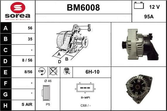 Sera BM6008 - Ģenerators ps1.lv