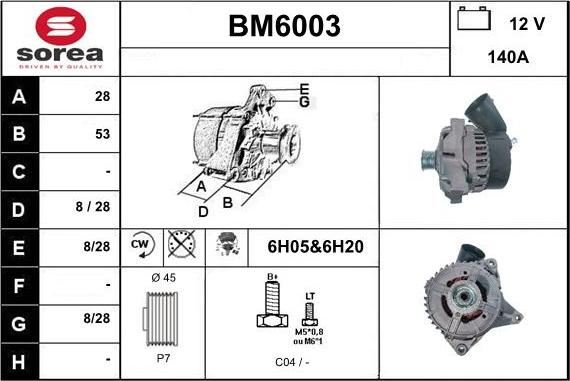 Sera BM6003 - Ģenerators ps1.lv