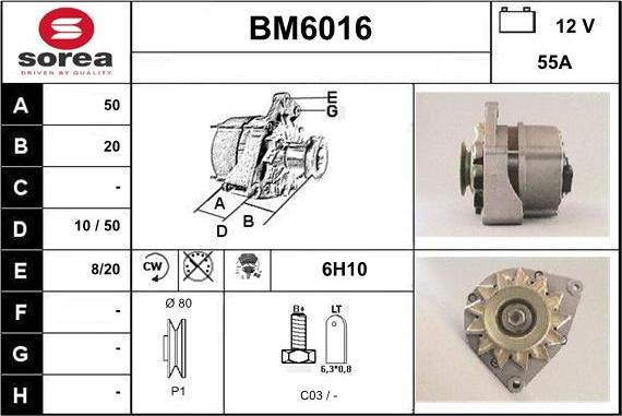 Sera BM6016 - Ģenerators ps1.lv