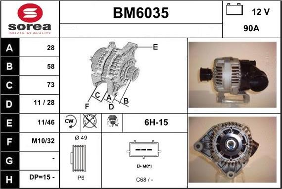 Sera BM6035 - Ģenerators ps1.lv