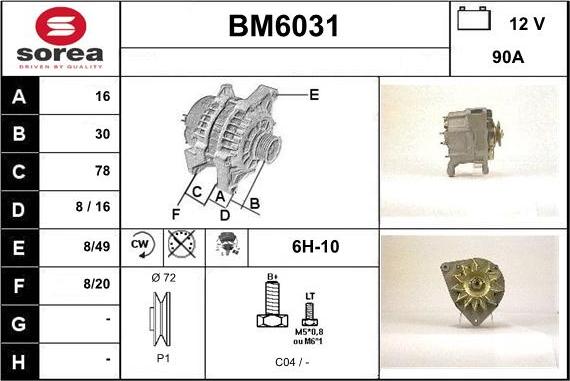 Sera BM6031 - Ģenerators ps1.lv