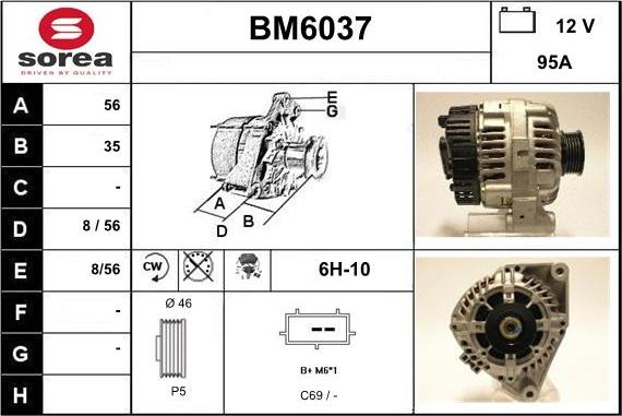 Sera BM6037 - Ģenerators ps1.lv