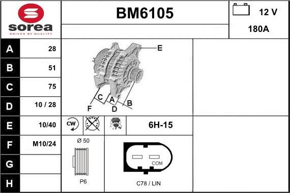 Sera BM6105 - Ģenerators ps1.lv