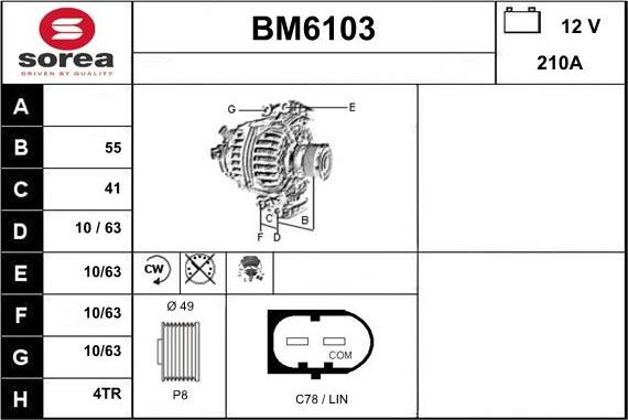 Sera BM6103 - Ģenerators ps1.lv