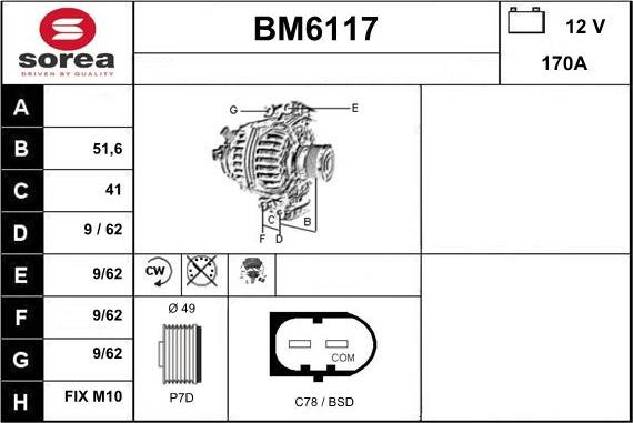 Sera BM6117 - Ģenerators ps1.lv