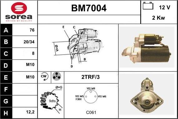 Sera BM7004 - Starteris ps1.lv