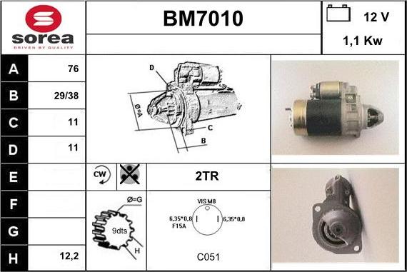 Sera BM7010 - Starteris ps1.lv