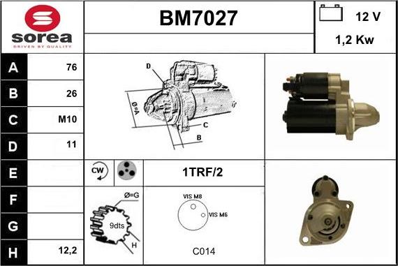 Sera BM7027 - Starteris ps1.lv