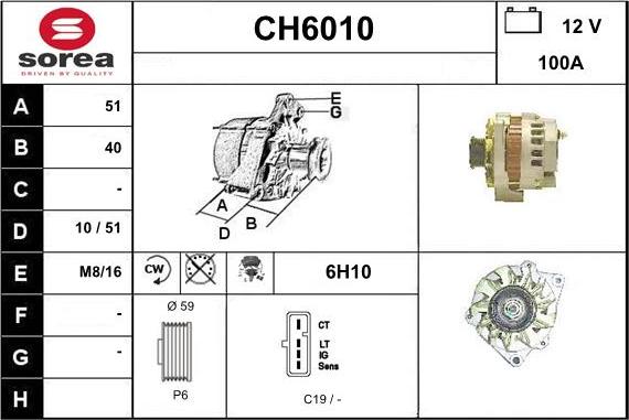 Sera CH6010 - Ģenerators ps1.lv