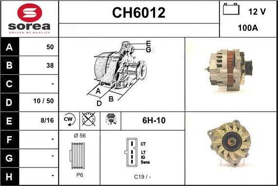 Sera CH6012 - Ģenerators ps1.lv