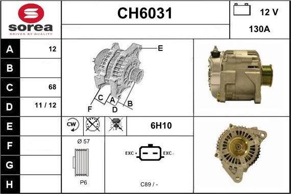 Sera CH6031 - Ģenerators ps1.lv