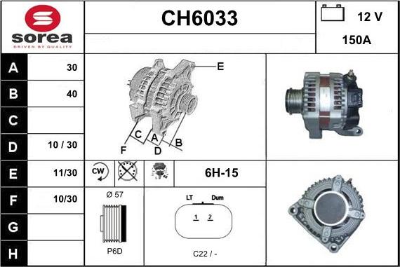 Sera CH6033 - Ģenerators ps1.lv