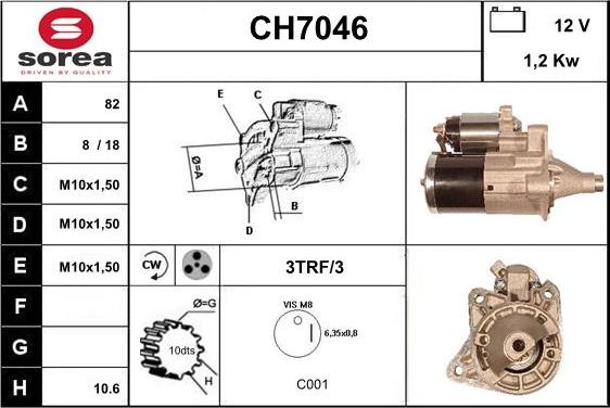 Sera CH7046 - Starteris ps1.lv