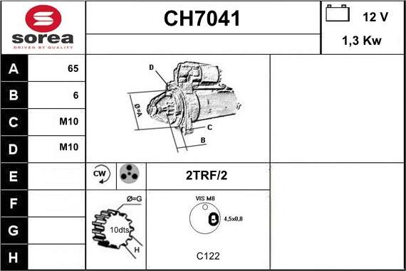 Sera CH7041 - Starteris ps1.lv