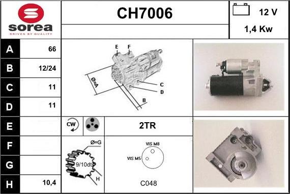 Sera CH7006 - Starteris ps1.lv