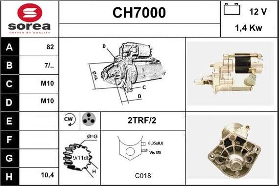 Sera CH7000 - Starteris ps1.lv