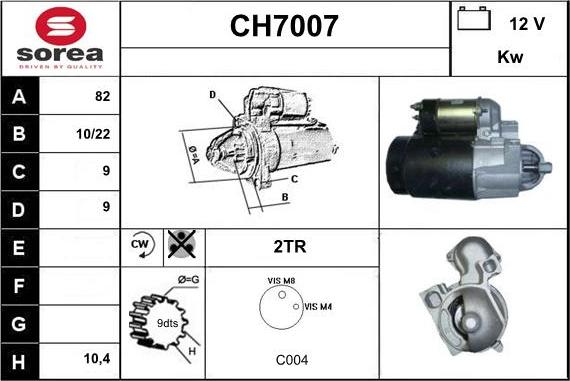 Sera CH7007 - Starteris ps1.lv