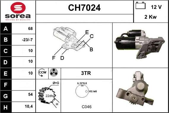 Sera CH7024 - Starteris ps1.lv