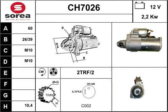 Sera CH7026 - Starteris ps1.lv