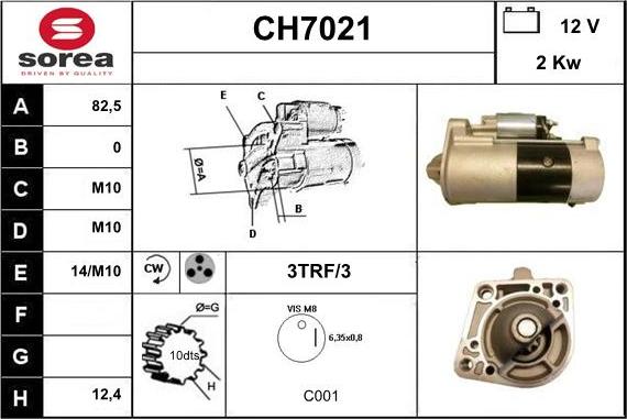 Sera CH7021 - Starteris ps1.lv