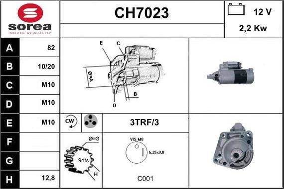 Sera CH7023 - Starteris ps1.lv