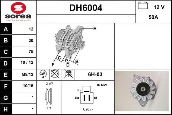 Sera DH6004 - Ģenerators ps1.lv