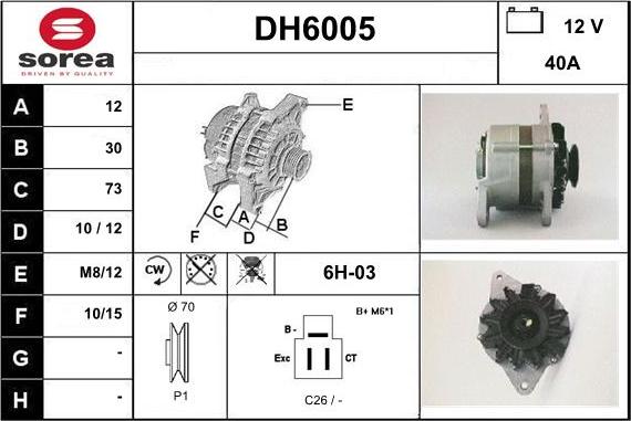 Sera DH6005 - Ģenerators ps1.lv