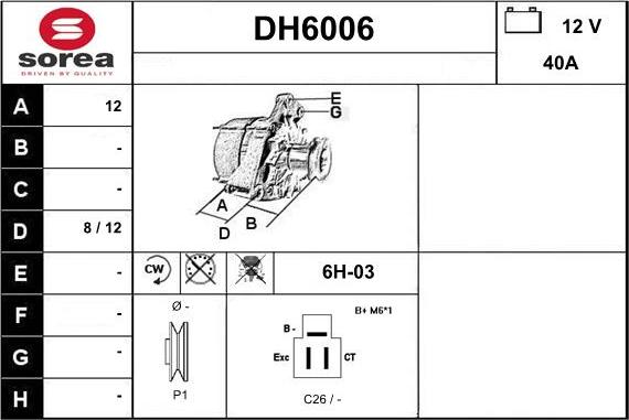 Sera DH6006 - Ģenerators ps1.lv