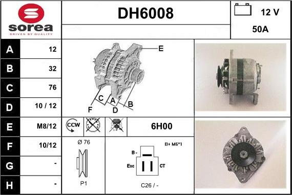 Sera DH6008 - Ģenerators ps1.lv