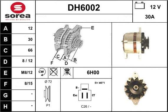 Sera DH6002 - Ģenerators ps1.lv