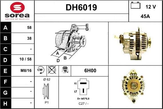 Sera DH6019 - Ģenerators ps1.lv