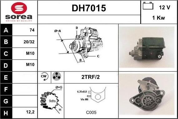 Sera DH7015 - Starteris ps1.lv