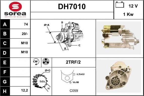 Sera DH7010 - Starteris ps1.lv