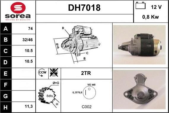 Sera DH7018 - Starteris ps1.lv