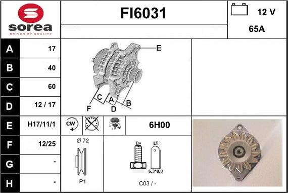 Sera FI6031 - Ģenerators ps1.lv