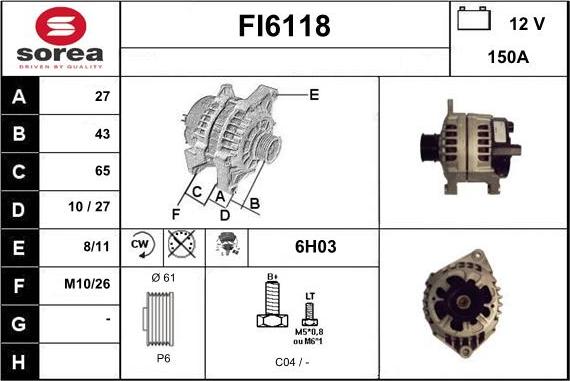 Sera FI6118 - Ģenerators ps1.lv