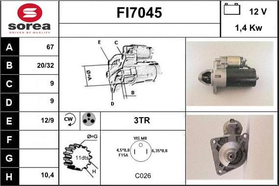 Sera FI7045 - Starteris ps1.lv