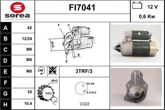 Sera FI7041 - Starteris ps1.lv