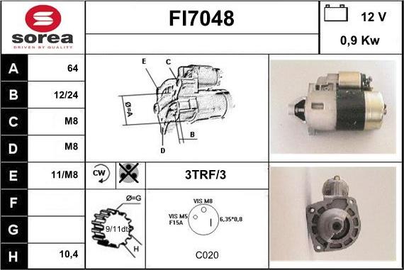 Sera FI7048 - Starteris ps1.lv