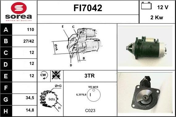 Sera FI7042 - Starteris ps1.lv