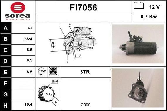 Sera FI7056 - Starteris ps1.lv