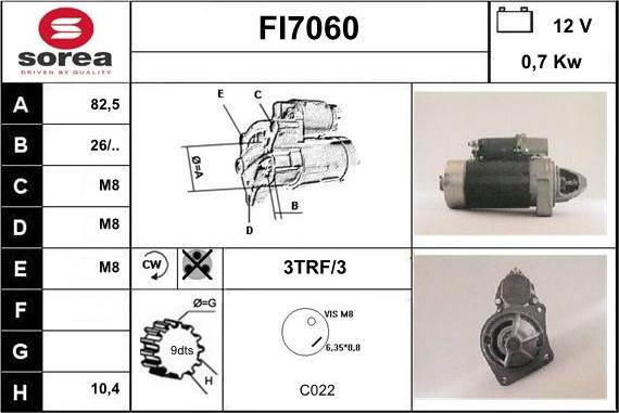 Sera FI7060 - Starteris ps1.lv