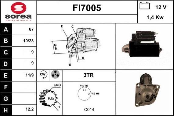 Sera FI7005 - Starteris ps1.lv