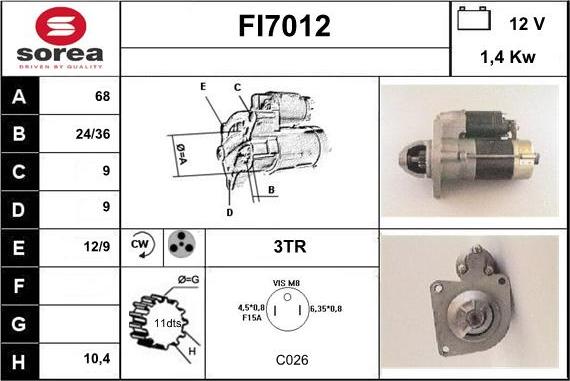 Sera FI7012 - Starteris ps1.lv