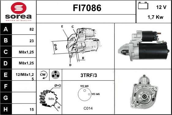 Sera FI7086 - Starteris ps1.lv