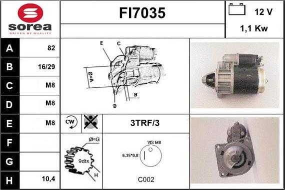 Sera FI7035 - Starteris ps1.lv