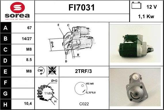 Sera FI7031 - Starteris ps1.lv