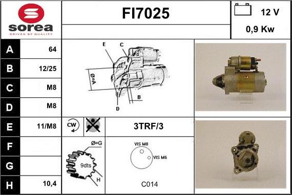 Sera FI7025 - Starteris ps1.lv